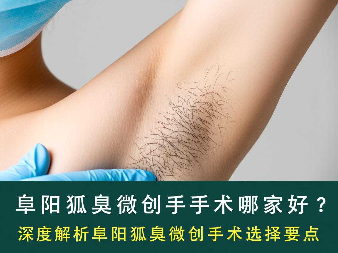 阜阳狐臭微创手术哪家好？深度解析阜阳狐臭微创手术选择要点