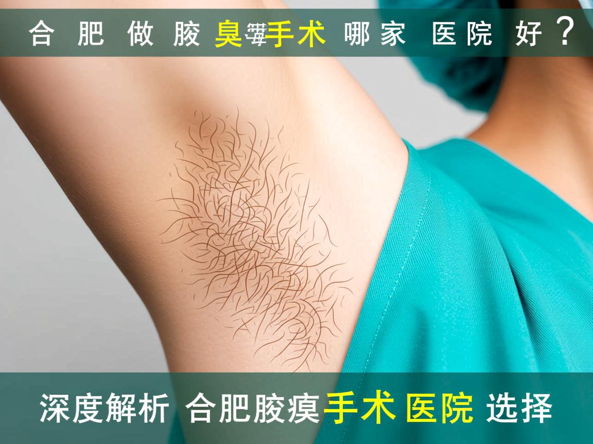 在合肥做腋臭手术哪家医院好？深度解析合肥腋臭手术医院选择