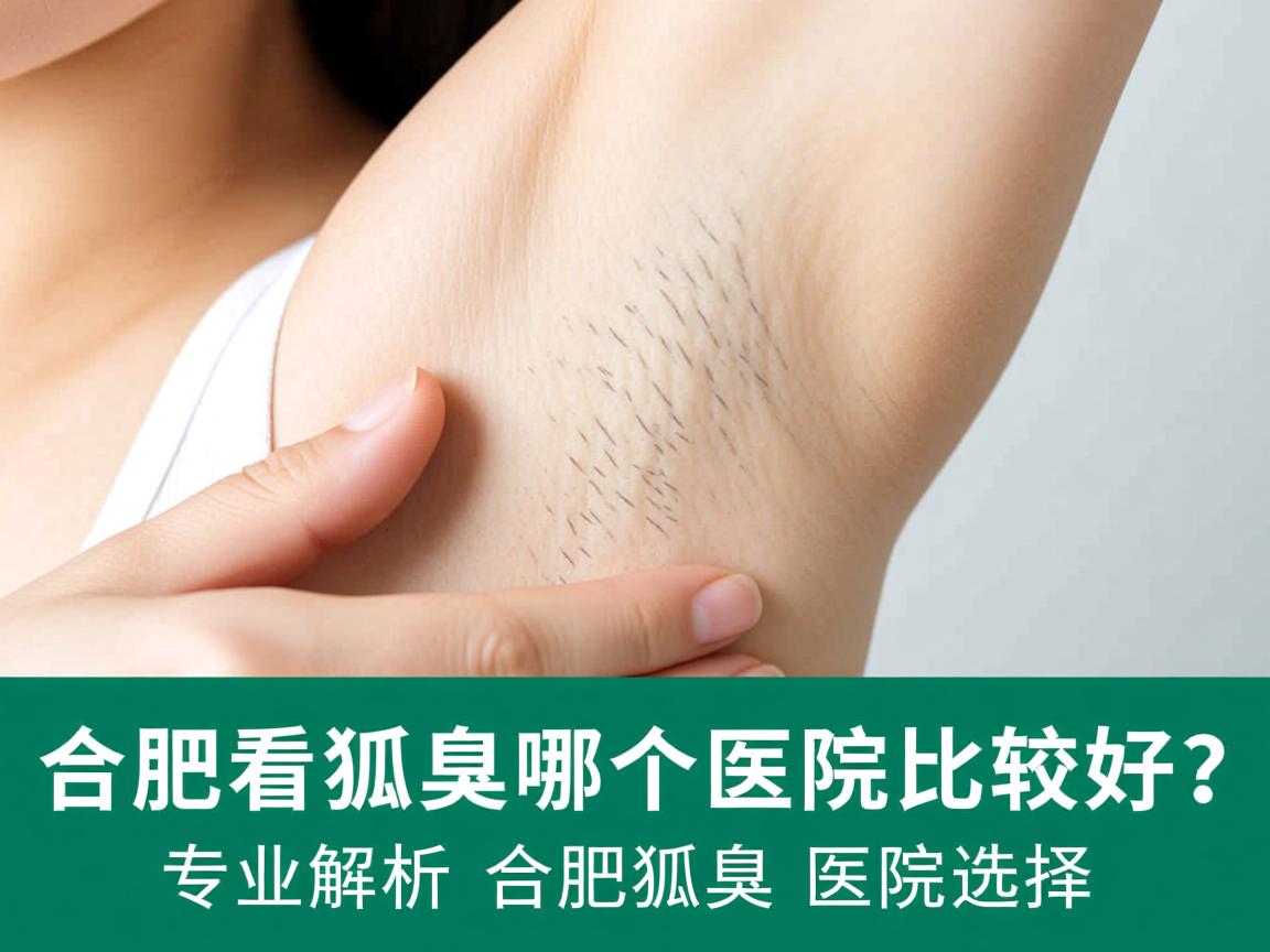 合肥看狐臭哪个医院比较好？专业解析合肥狐臭医院选择