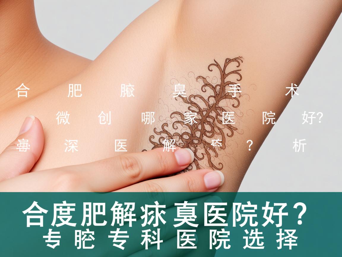 合肥腋臭微创手术哪家医院好?深度解析合肥腋臭专科医院选择 合肥腋臭微创手术哪家医院好?深度解析合肥腋臭专科医院选择