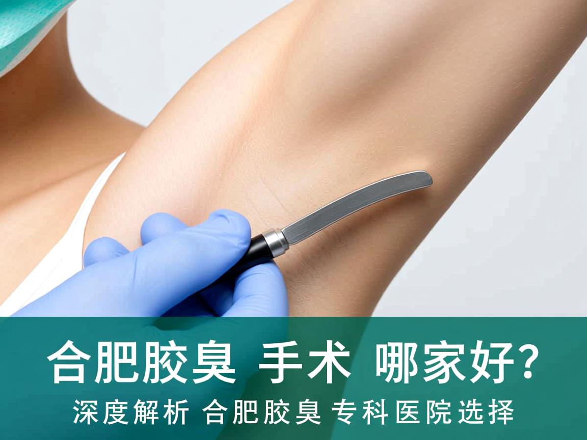合肥腋臭手术哪家好？深度解析合肥腋臭专科医院选择