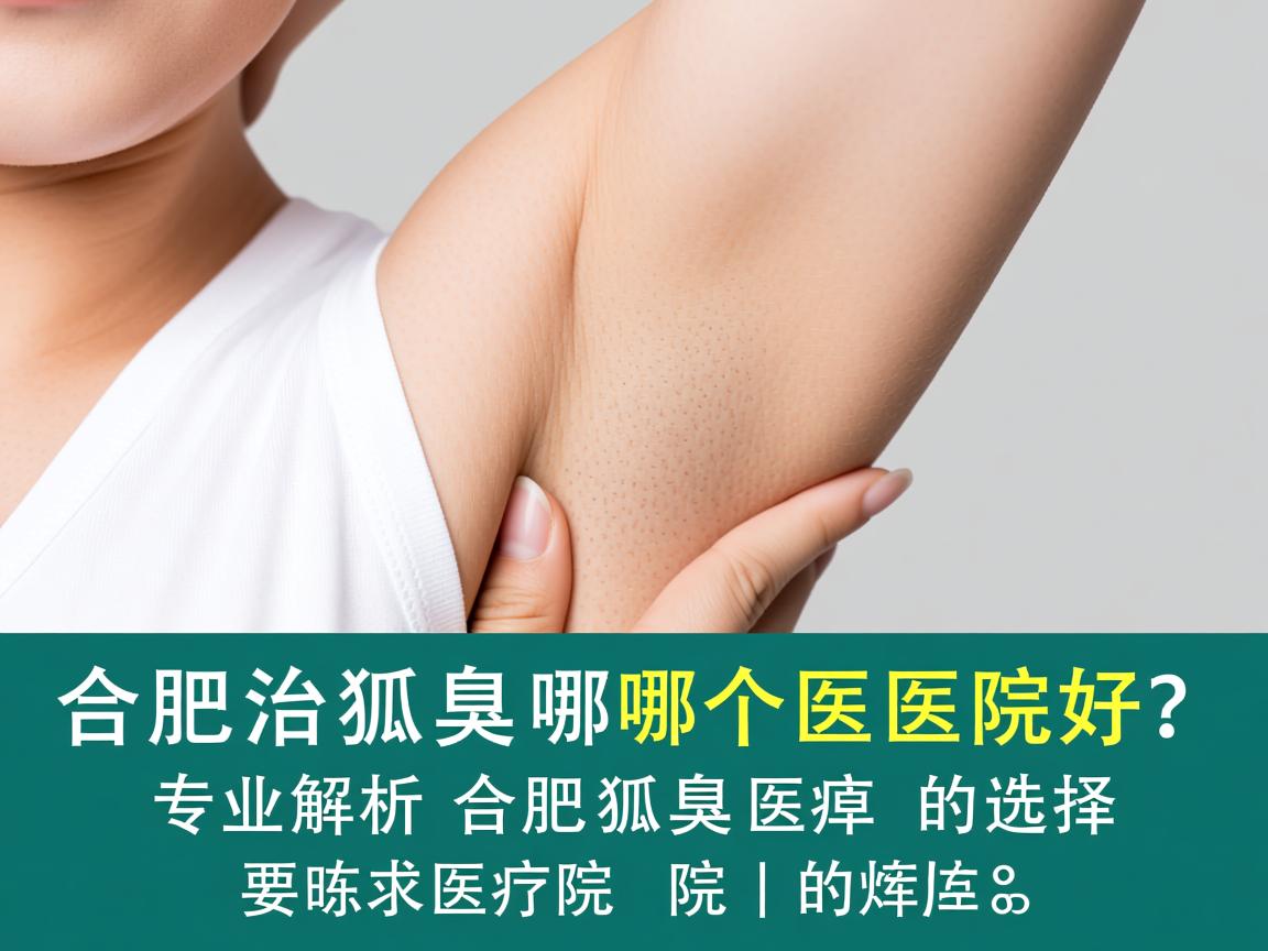 合肥治狐臭哪个医院好？专业解析合肥狐臭医院的选择