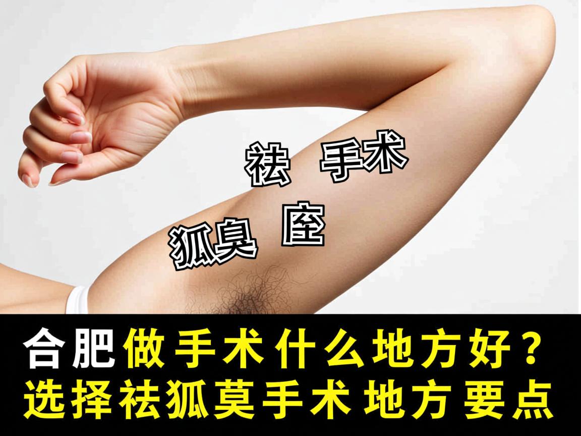 合肥做祛狐臭手术什么地方好?选择祛狐臭手术地方的要点 合肥做祛狐臭手术什么地方好?选择祛狐臭手术地方的要点