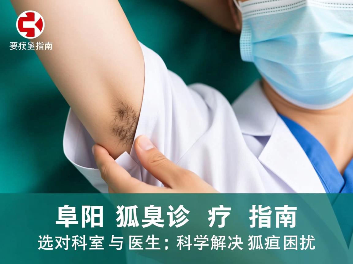 阜阳狐臭诊疗指南，选对科室与医生，科学解决狐臭困扰