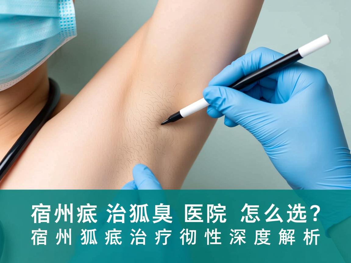 宿州治狐臭医院怎么选？宿州狐臭治疗彻底性深度解析
