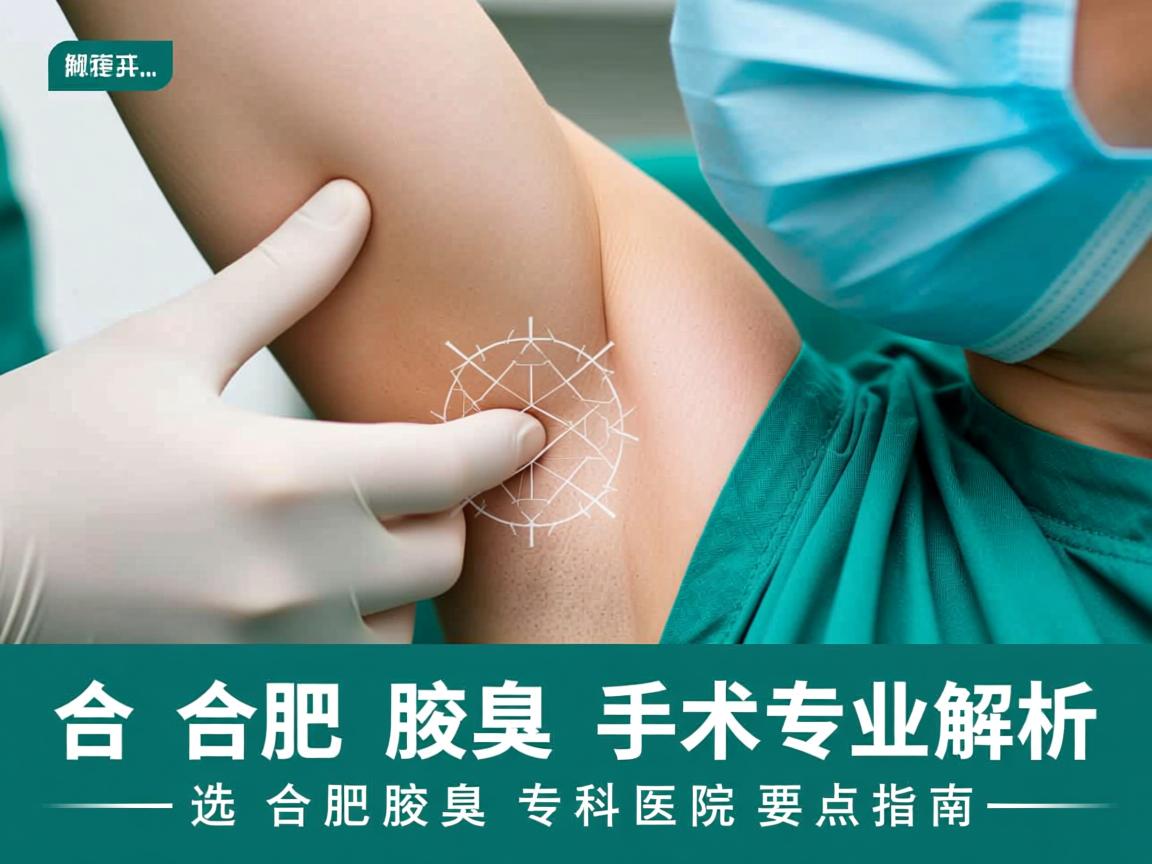 合肥腋臭手术专业解析，选择合肥腋臭专科医院的要点指南
