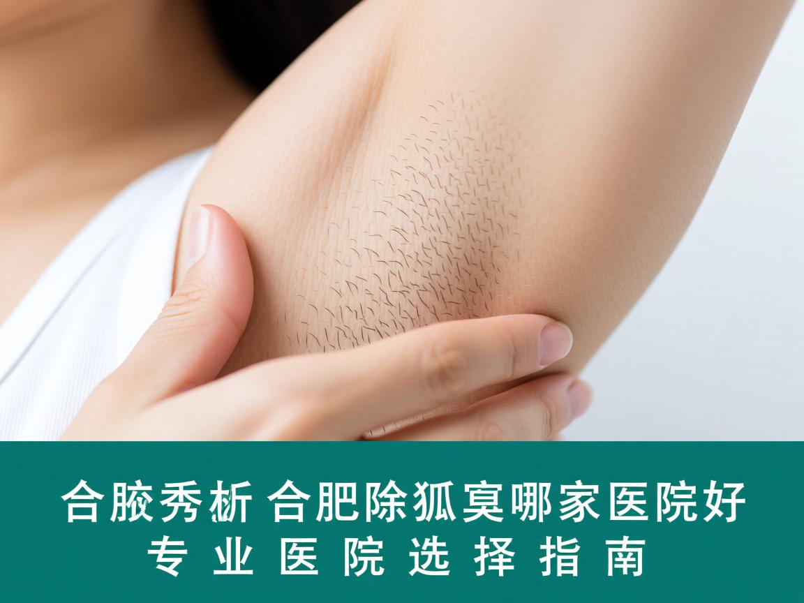 合肥腋秀解析，合肥除狐臭哪家医院好，专业医院选择指南