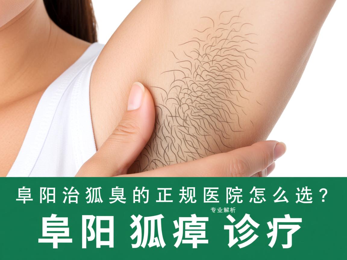 阜阳治狐臭的正规医院怎么选？专业解析阜阳狐臭诊疗