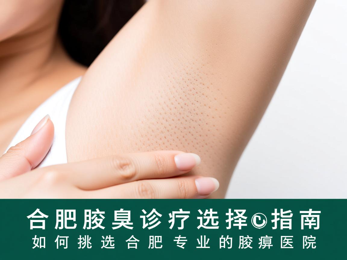合肥腋臭诊疗选择指南，如何挑选合肥专业的腋臭医院