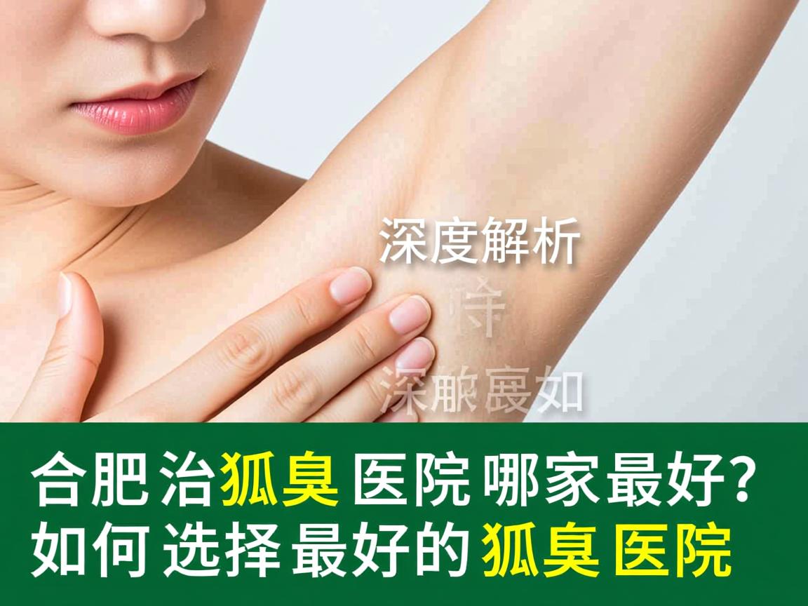 合肥治狐臭医院哪家最好？深度解析如何选择最好的狐臭医院