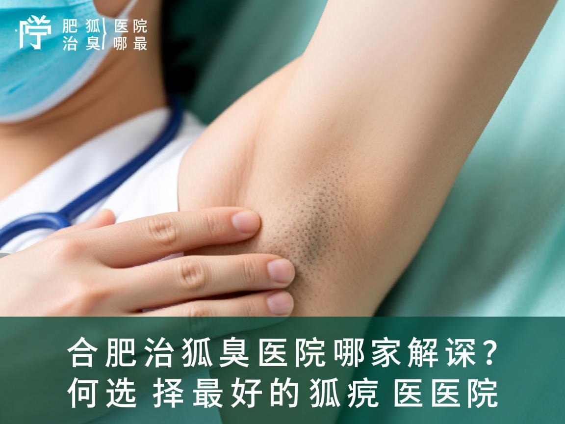 合肥治狐臭医院哪家最好？深度解析如何选择最好的狐臭医院