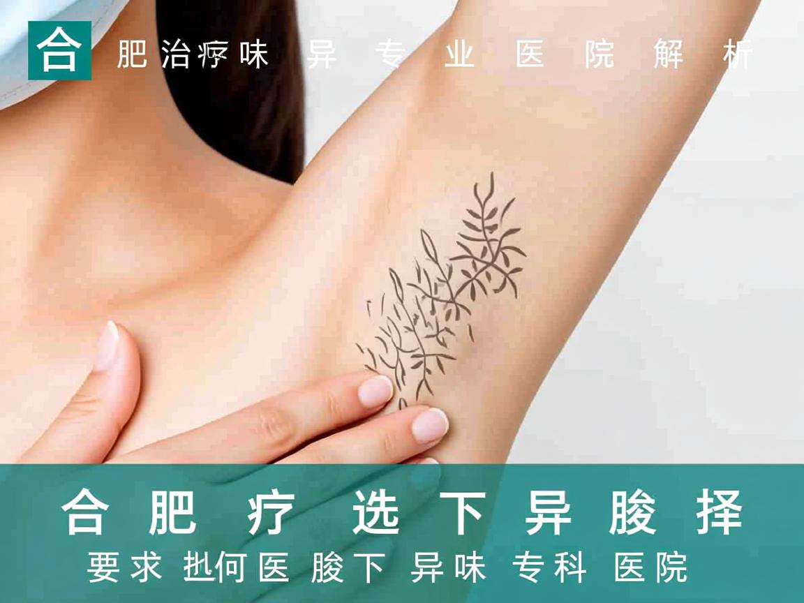 合肥治疗腋下异味专业医院解析，如何选择腋下异味专科医院