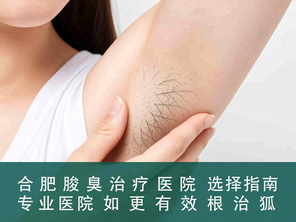 合肥腋臭治疗医院选择指南，专业医院如何更有效根治狐臭