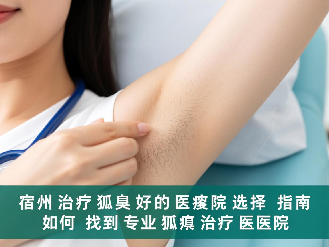 宿州治疗狐臭好的医院选择指南，如何找到专业狐臭治疗医院