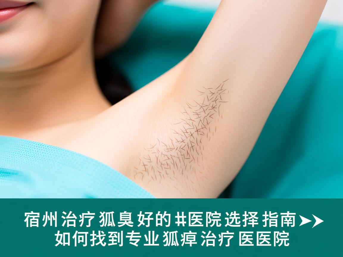 宿州治疗狐臭好的医院选择指南，如何找到专业狐臭治疗医院