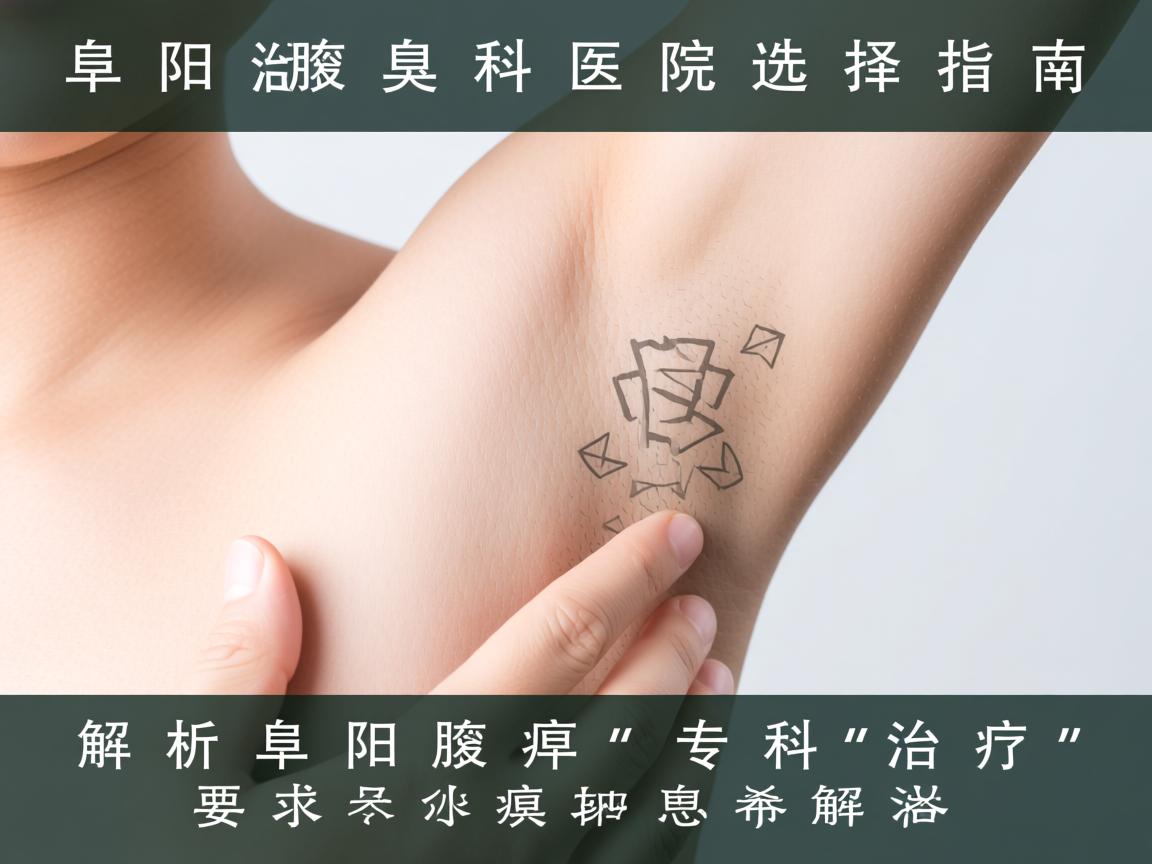 阜阳治腋臭科医院选择指南,解析阜阳腋臭专科治疗 阜阳治腋臭科医院选择指南,解析阜阳腋臭专科治疗