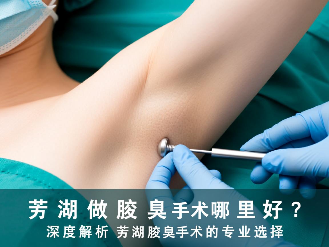 芜湖做腋臭手术哪里好？深度解析芜湖腋臭手术的专业选择