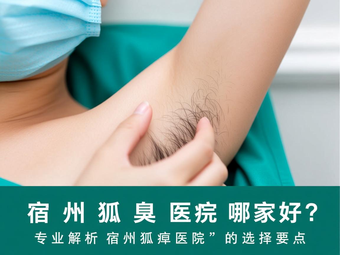 宿州狐臭医院哪家好？专业解析宿州狐臭医院的选择要点