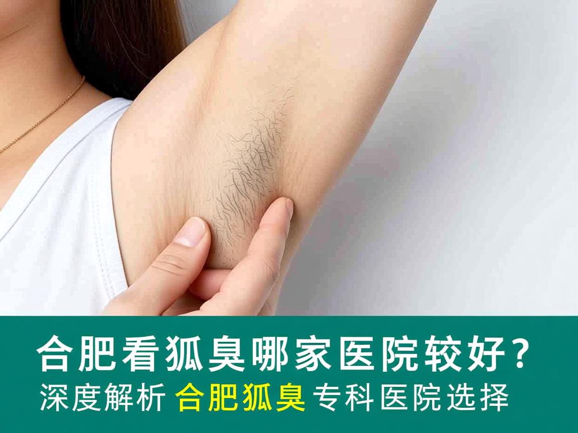 合肥看狐臭哪家医院较好？深度解析合肥狐臭专科医院选择