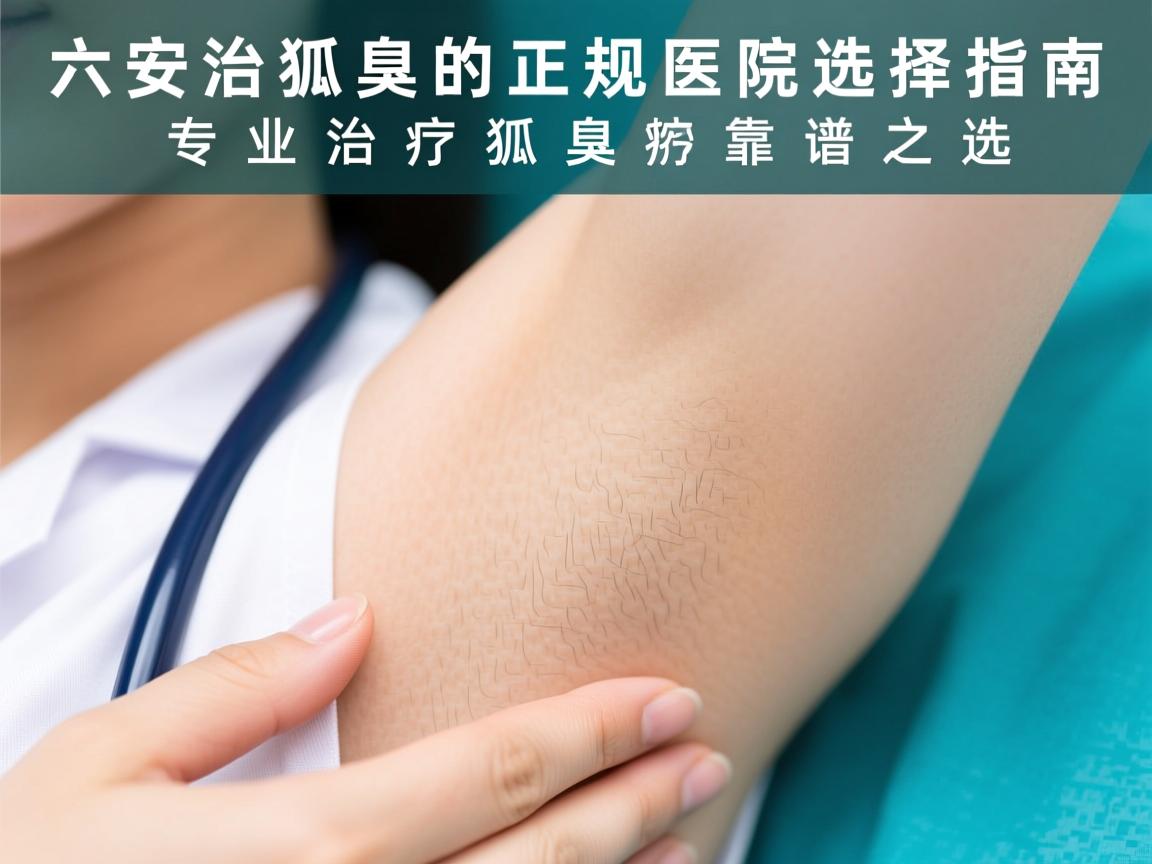 六安治狐臭的正规医院选择指南，专业治疗狐臭的靠谱之选
