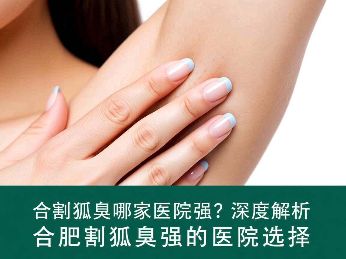 合肥割狐臭哪家医院强？深度解析合肥割狐臭强的医院选择