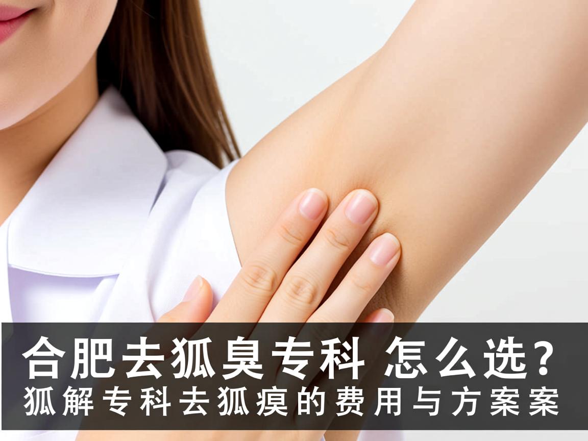 合肥去狐臭专科怎么选？解析专科去狐臭的费用与方案