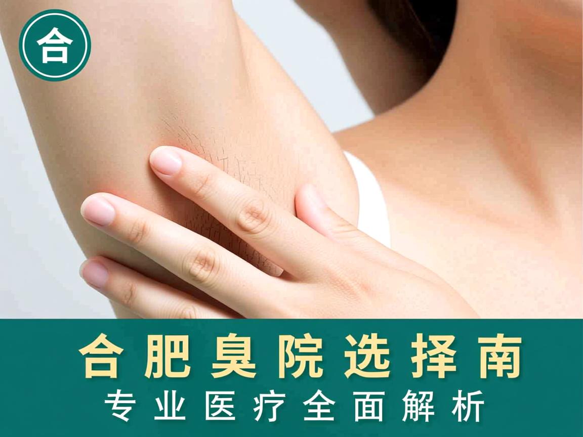 合肥去腋臭的医院选择指南，专业腋臭医疗的全面解析