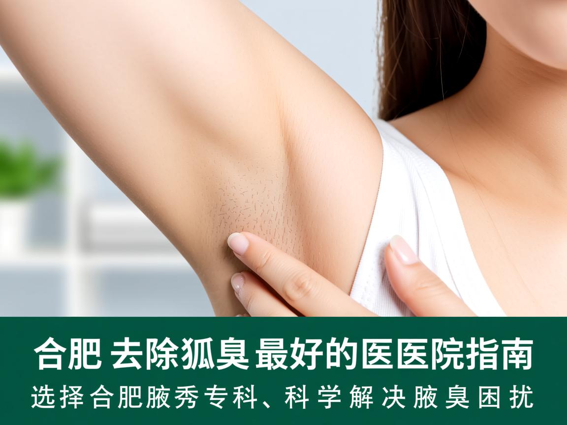 合肥去除狐臭最好的医院指南，选择合肥腋秀专科，科学解决腋臭困扰