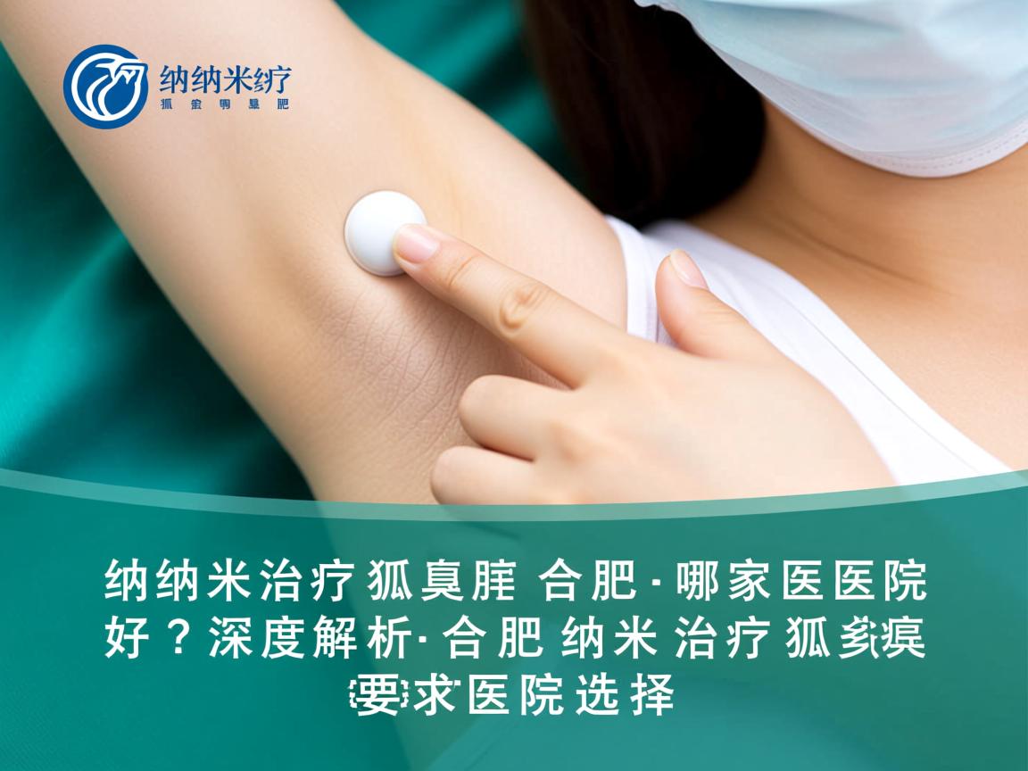 纳米治疗狐臭合肥哪家医院好？深度解析合肥纳米治疗狐臭医院选择