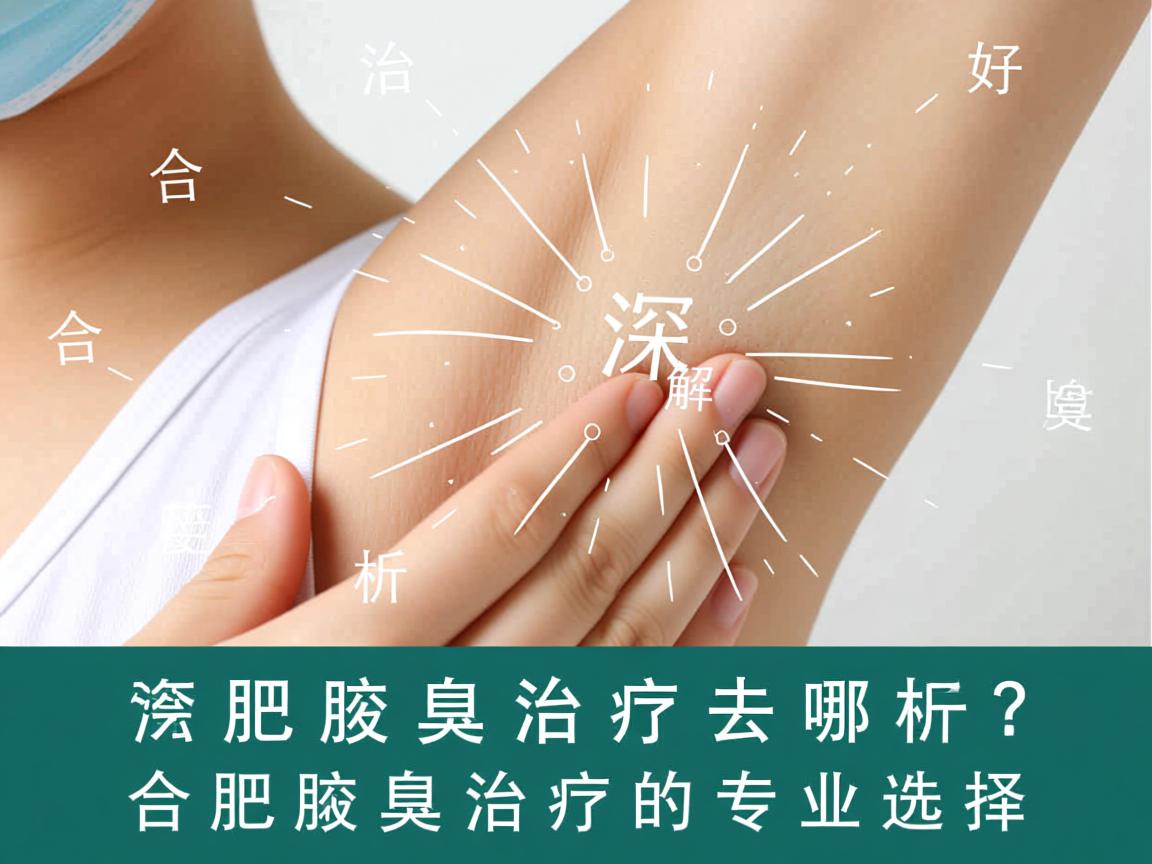 合肥腋臭治疗去哪好？深度解析合肥腋臭治疗的专业选择