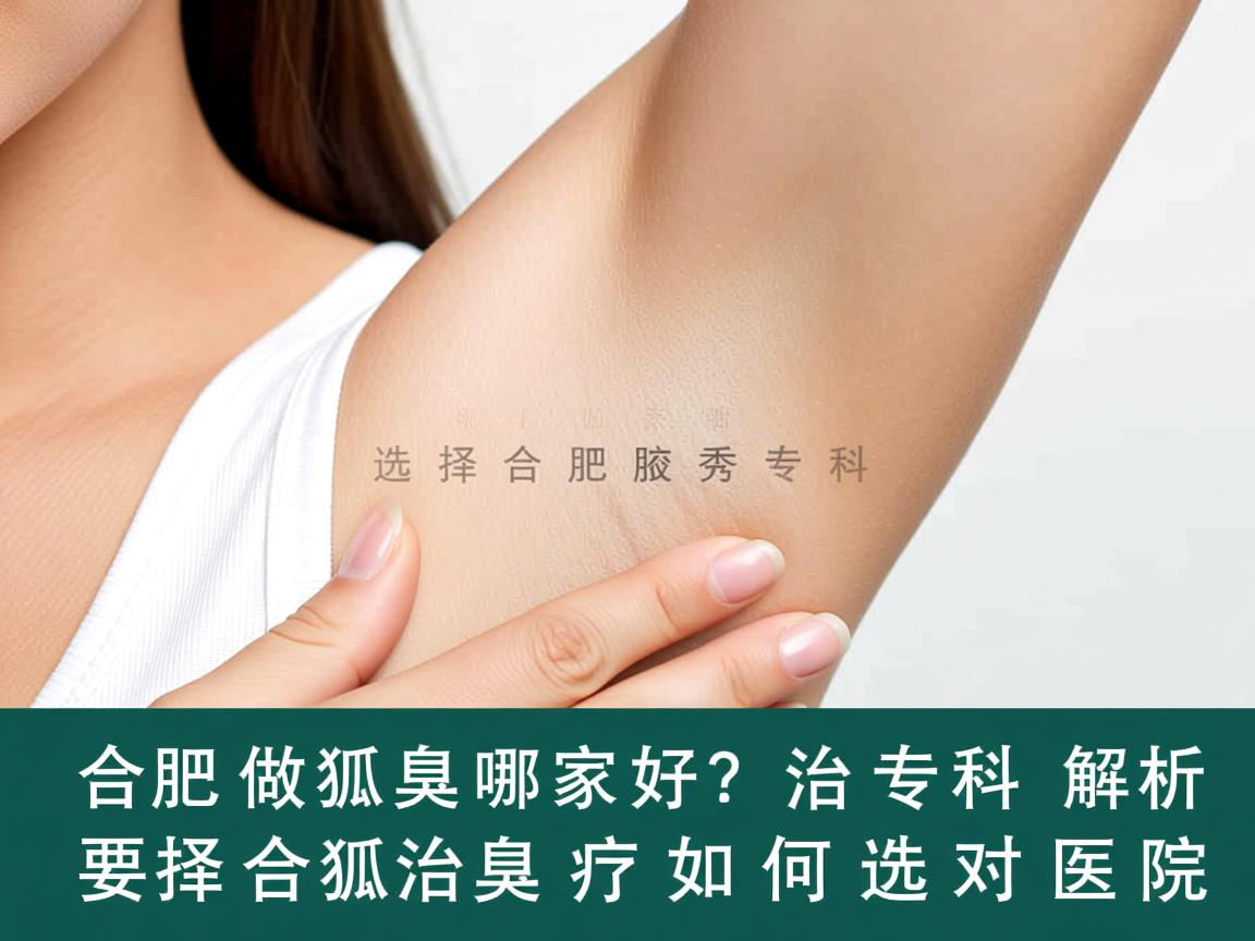合肥做狐臭哪家好？选择合肥腋秀专科，解析狐臭治疗如何选对医院