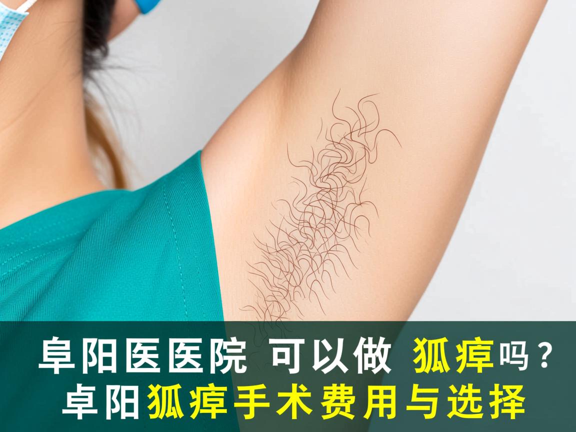 阜阳医院可以做狐臭吗？解析阜阳狐臭手术的费用与选择