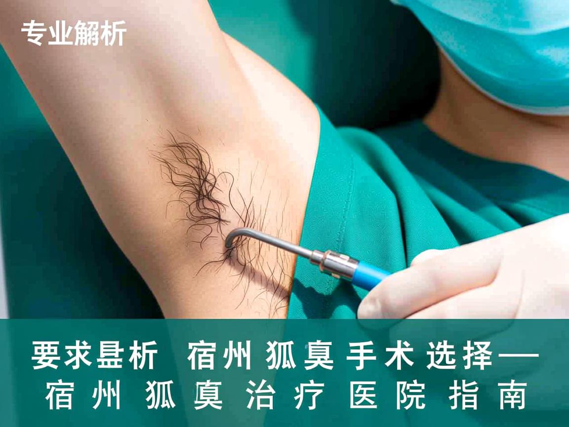 专业解析，宿州狐臭手术选择 宿州狐臭治疗医院指南