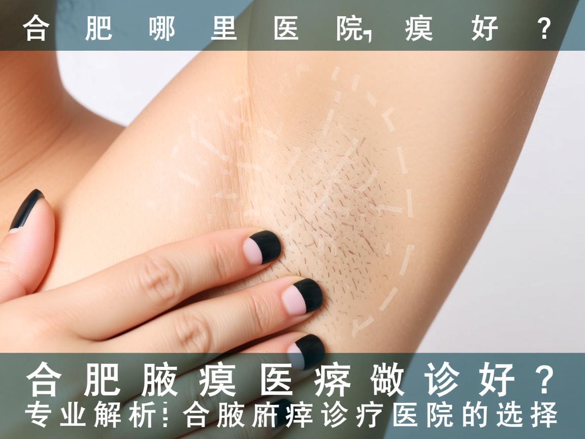 合肥哪里医院做腋臭好？专业解析合肥腋臭诊疗医院的选择
