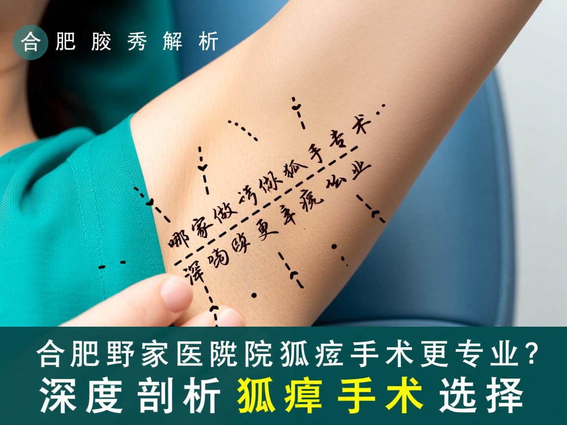 合肥腋秀解析，合肥哪家医院做狐臭手术更专业？深度剖析狐臭手术选择