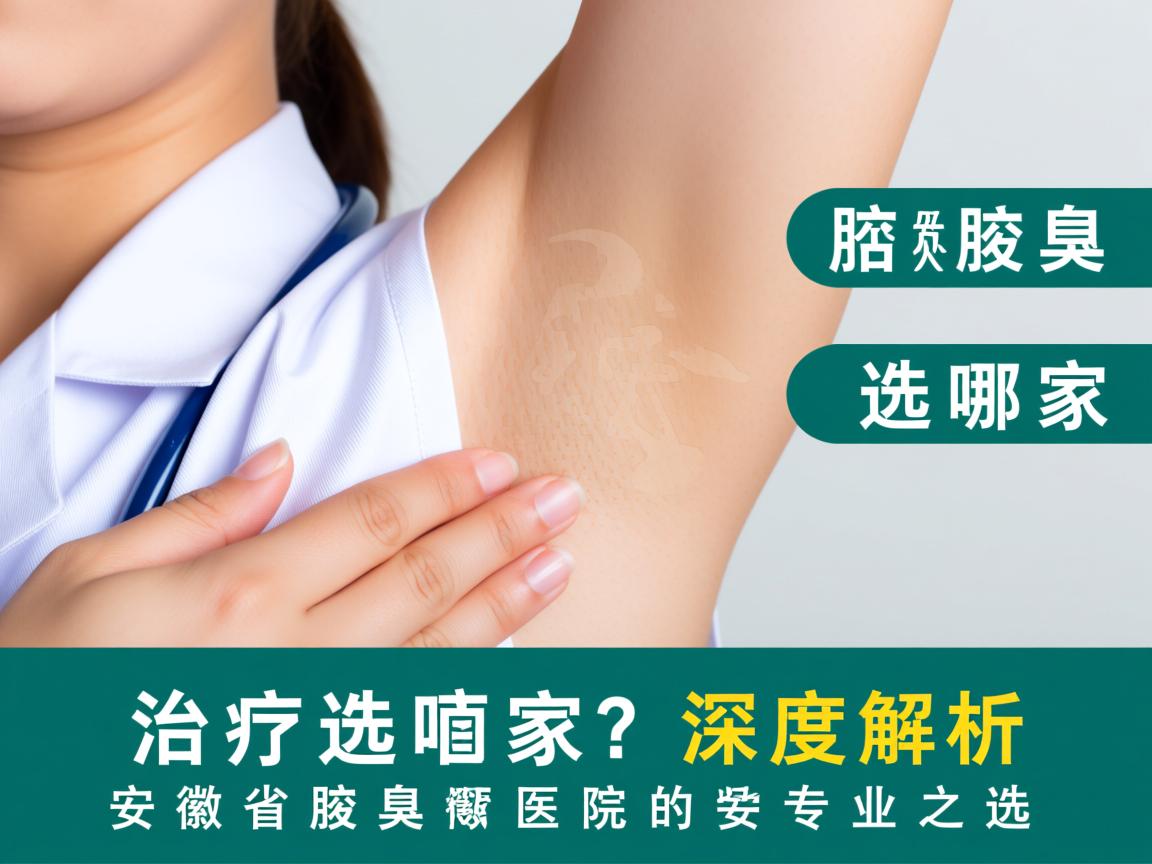 腋臭治疗选哪家？深度解析安徽省腋臭医院的专业之选