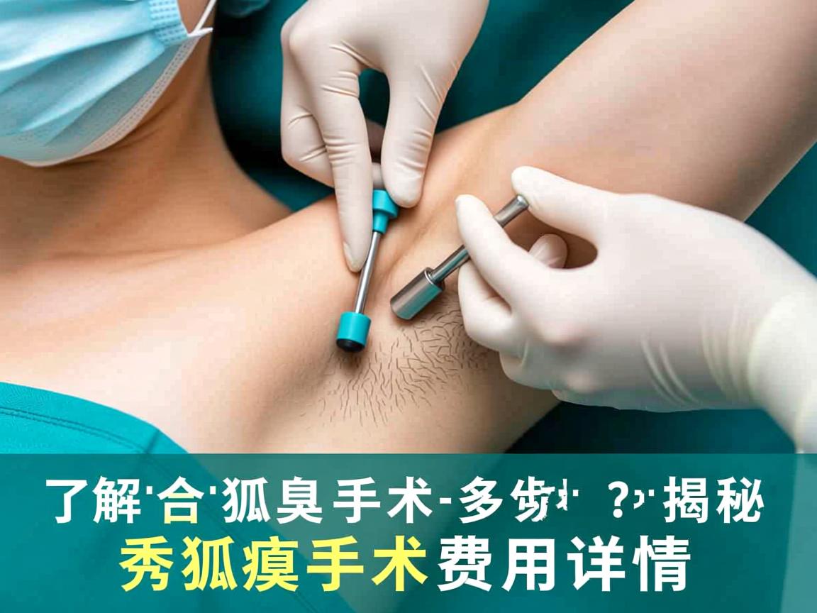 了解狐臭手术多少钱？揭秘合肥腋秀狐臭手术费用详情
