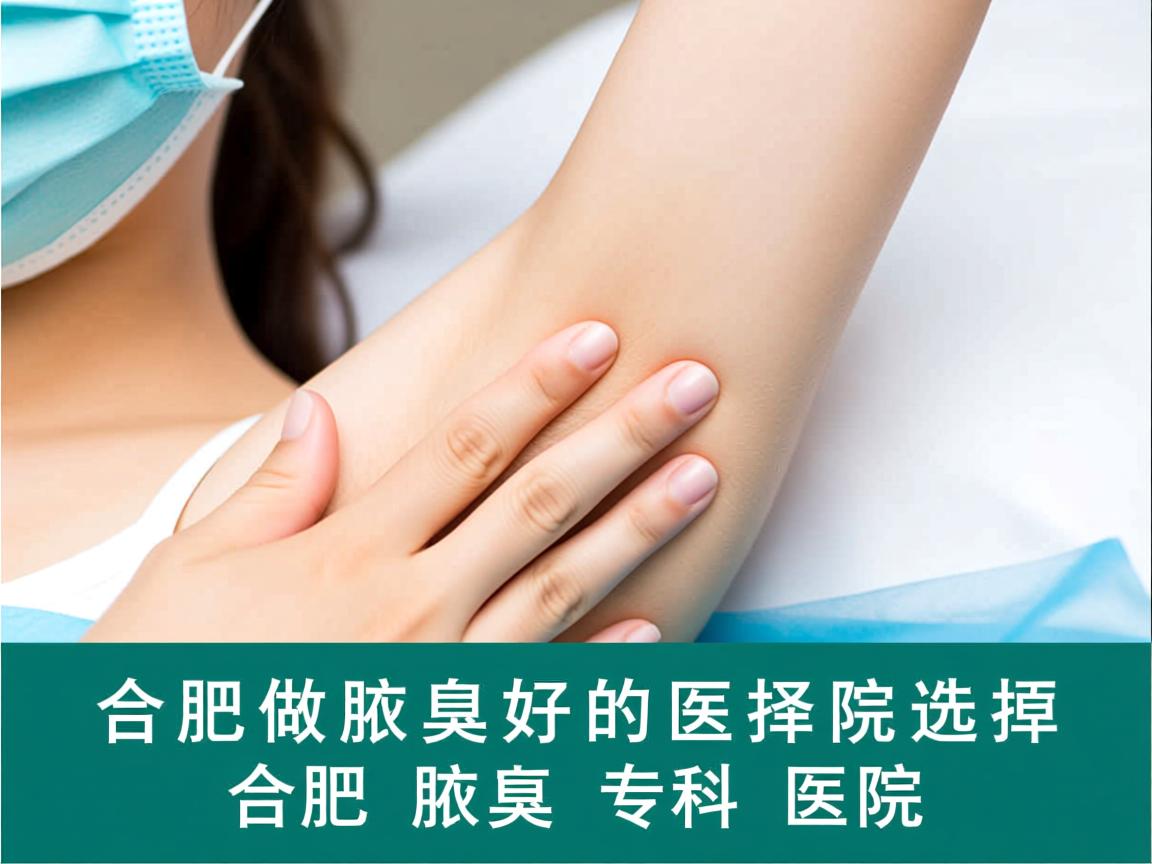 合肥做腋臭好的医院选择，专业解析合肥腋臭专科医院