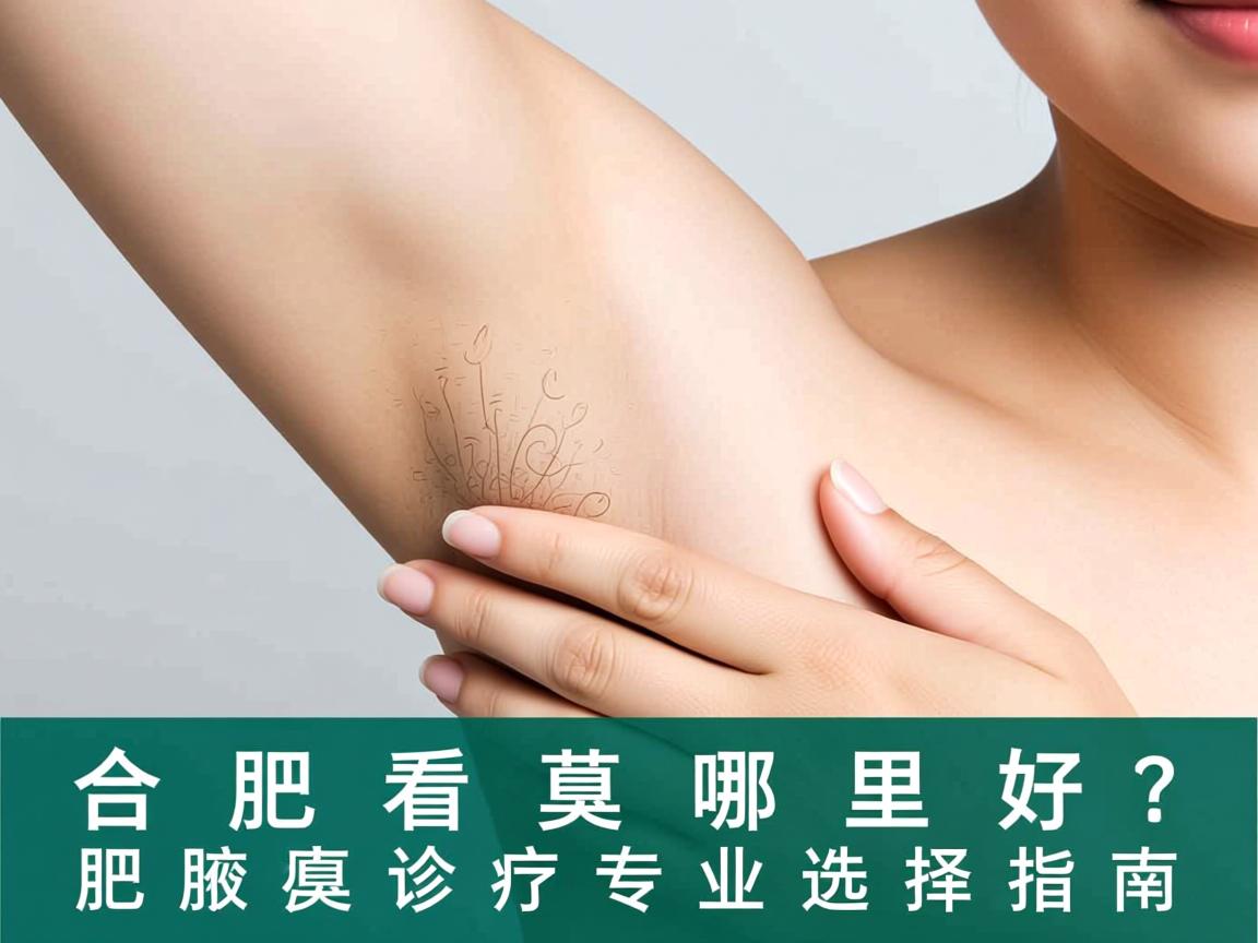 合肥看腋臭哪里好？合肥腋臭诊疗专业选择指南