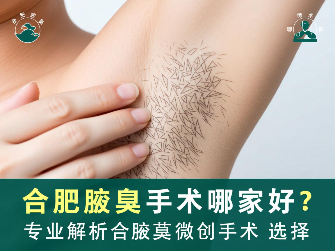 合肥腋臭微创手术哪家好？专业解析合肥腋臭微创手术选择