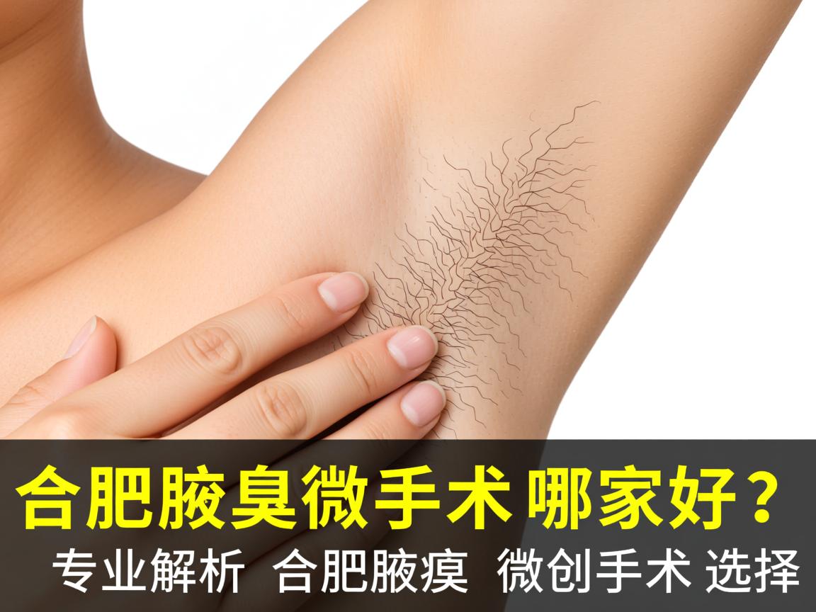 合肥腋臭微创手术哪家好？专业解析合肥腋臭微创手术选择