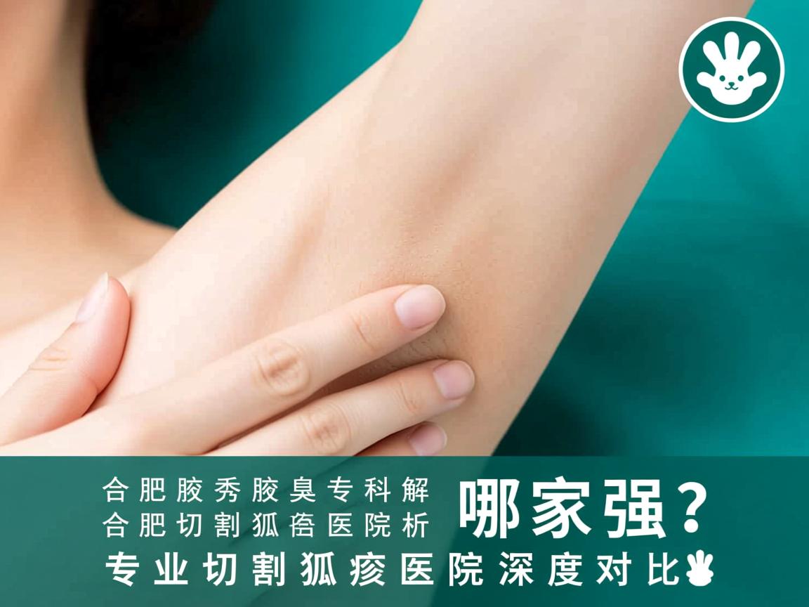 合肥腋秀腋臭专科解析，合肥切割狐臭医院哪家强？专业切割狐臭医院深度对比