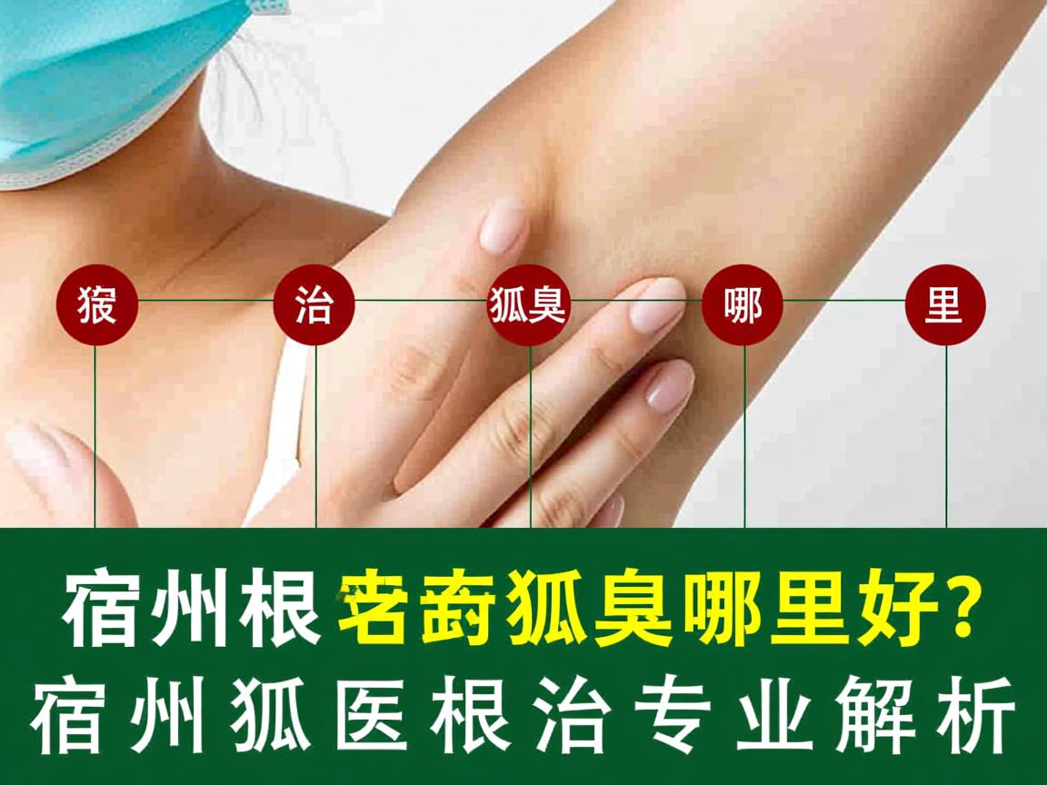 宿州根治狐臭哪里好？宿州狐臭根治专业解析