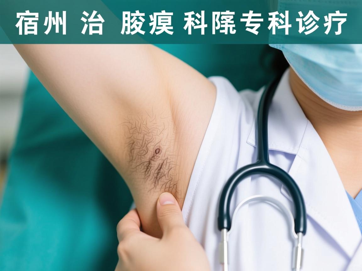 宿州治腋臭科医院选择指南，详解宿州腋臭专科诊疗