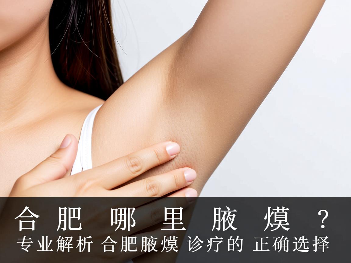 合肥哪里治腋臭？专业解析合肥腋臭诊疗的正确选择