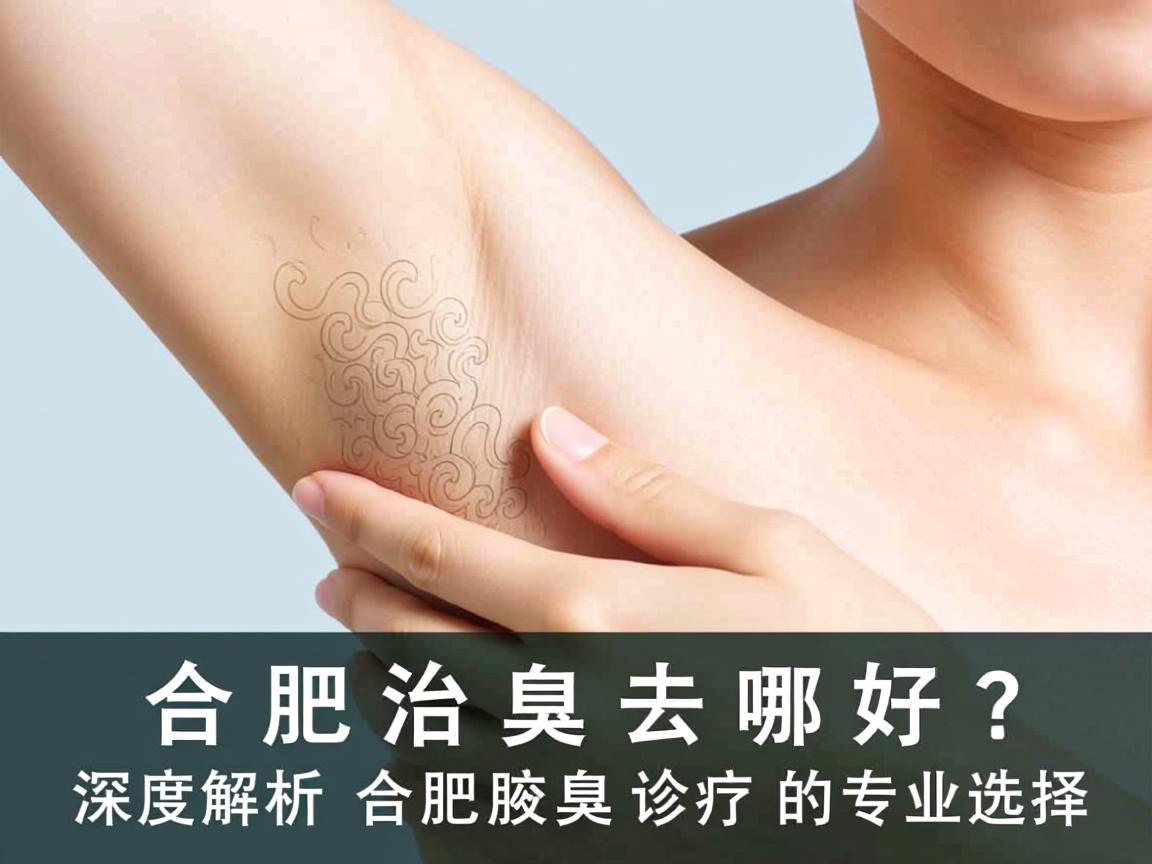 合肥治腋臭去哪好？深度解析合肥腋臭诊疗的专业选择