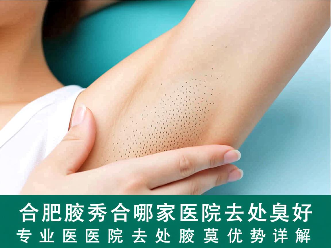 合肥腋秀解析，合肥哪家医院去处腋臭好，专业医院去处腋臭优势详解