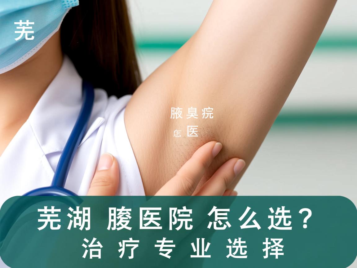 芜湖治疗腋臭医院怎么选？详解芜湖腋臭治疗的专业选择