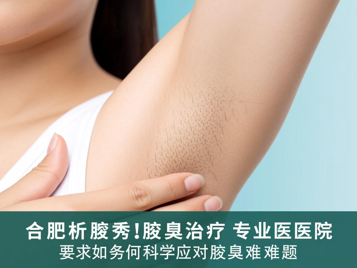 合肥腋秀解析腋臭治疗，专业医院如何科学应对腋臭难题