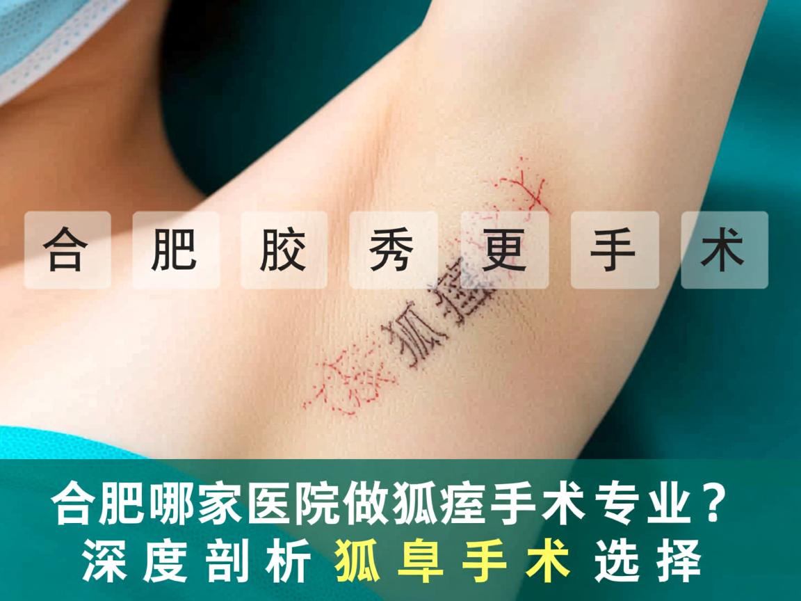 合肥腋秀解析，合肥哪家医院做狐臭手术更专业？深度剖析狐臭手术选择